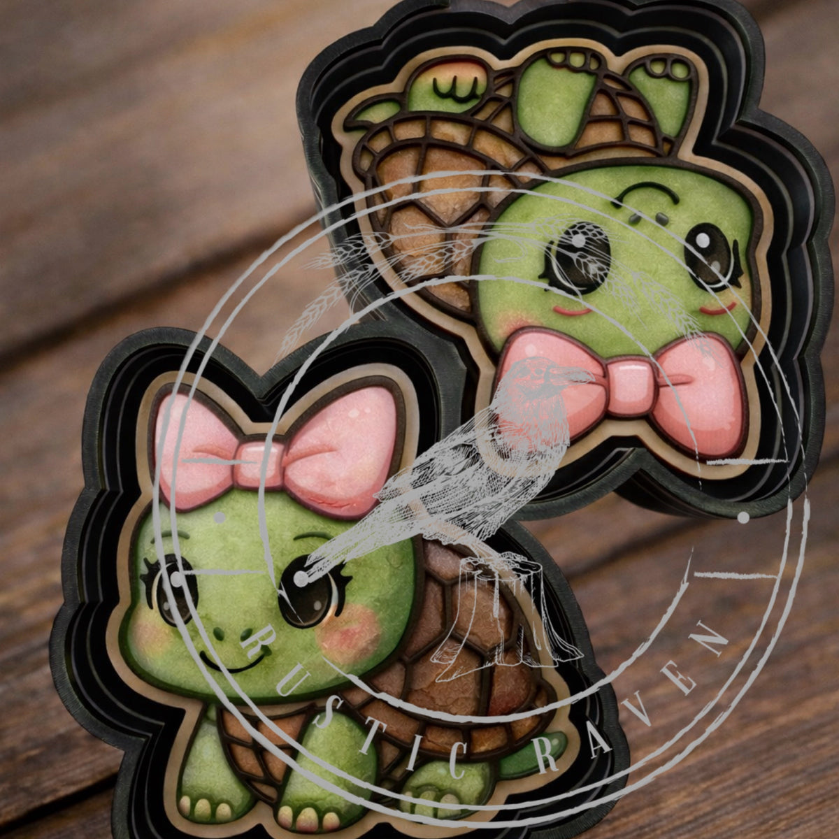 #315 Turtle Vent Clip 3" Freshie Mold Exclusive