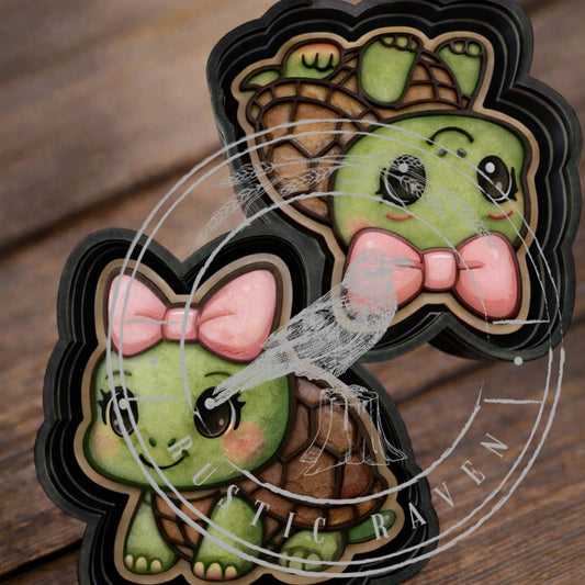 #315 Turtle Vent Clip 3" Freshie Mold Exclusive