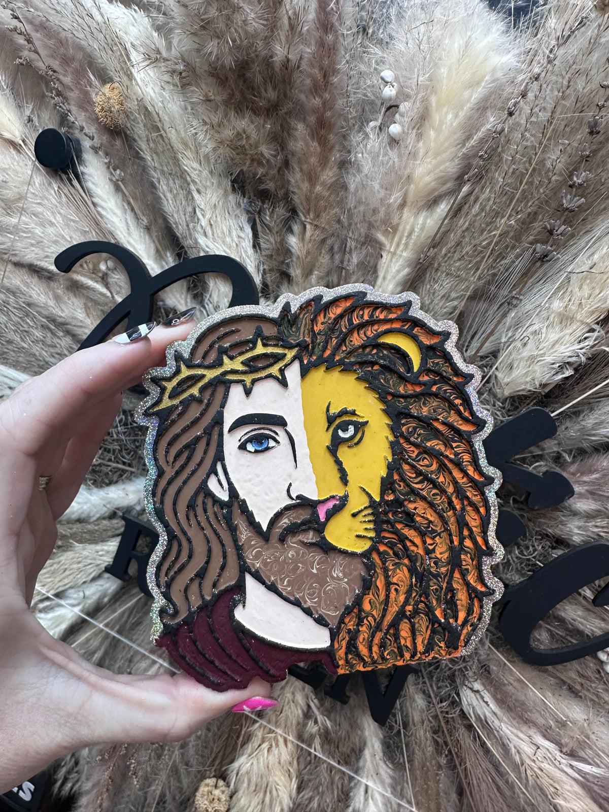 #528 Jesus Lion Judah Religious Freshie Mold Exclusive