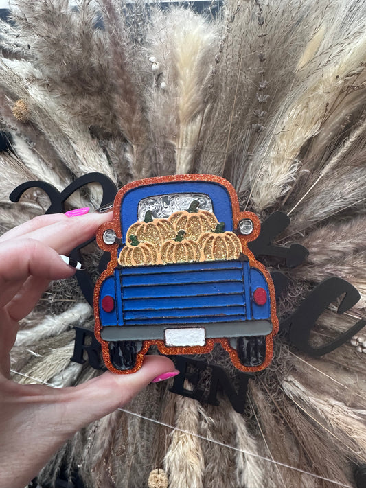 #506 Pumpkin Truck Fall Freshie Mold Exclusive