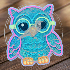 #466 Owl Glasses Geek Squad freshie mold exclusive