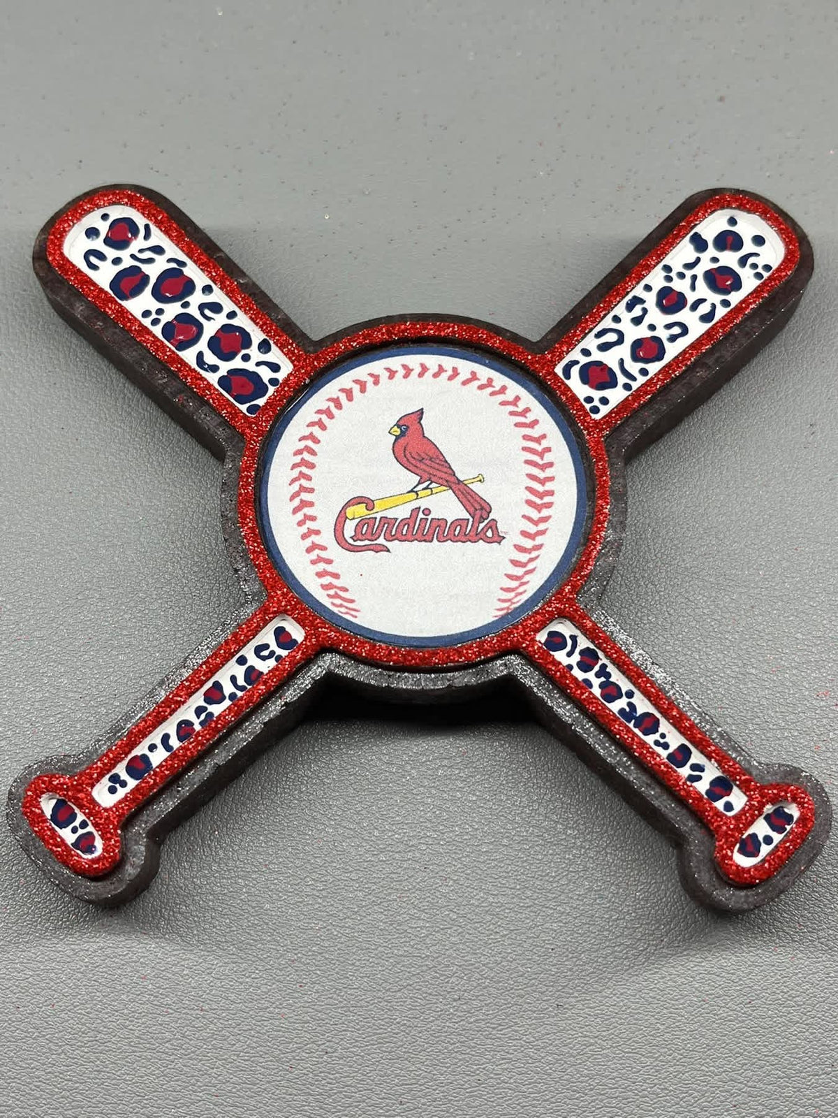 #283 GameDay Baseball Bat Ball Can Also Use 2" Cardstock Freshie Mold Exclusive
