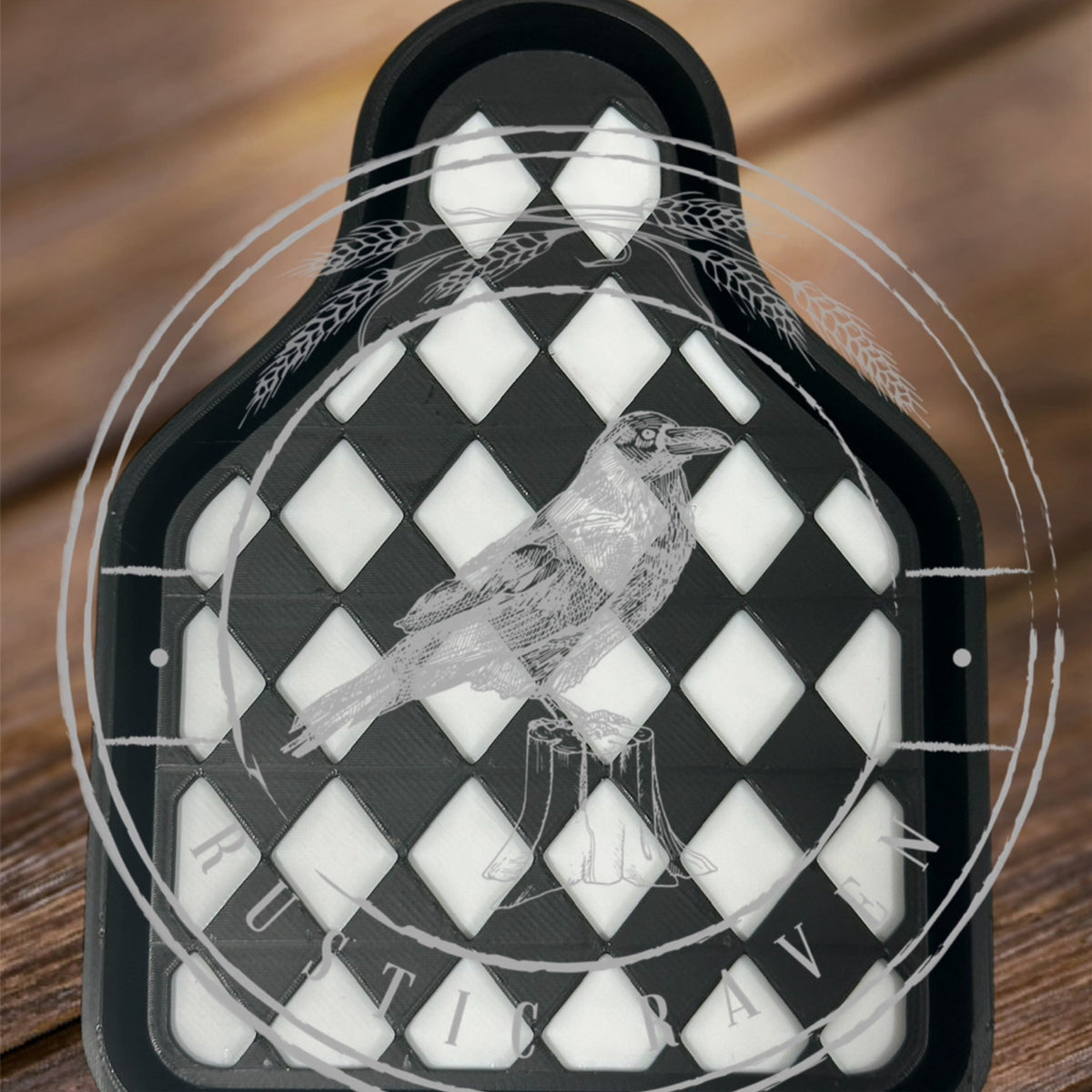 #191 Western Cow Tag Diamond Freshie Mold Exclusive