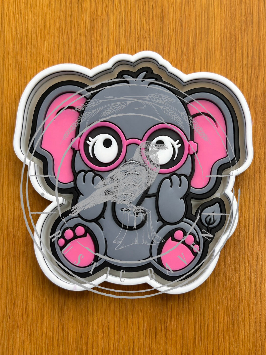 #517 Elephant Glasses Geek Squad Animal Freshie Mold Exclusive