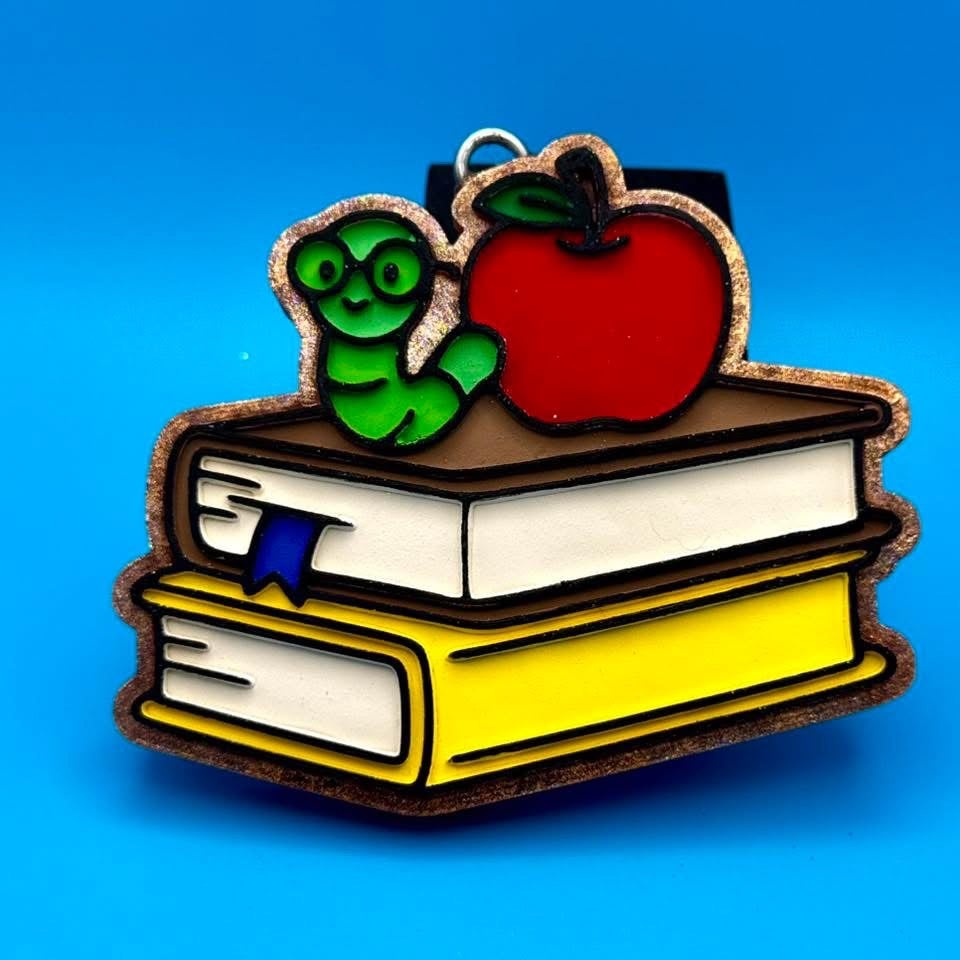 #358 Teacher School Book Freshie Mold Exclusive