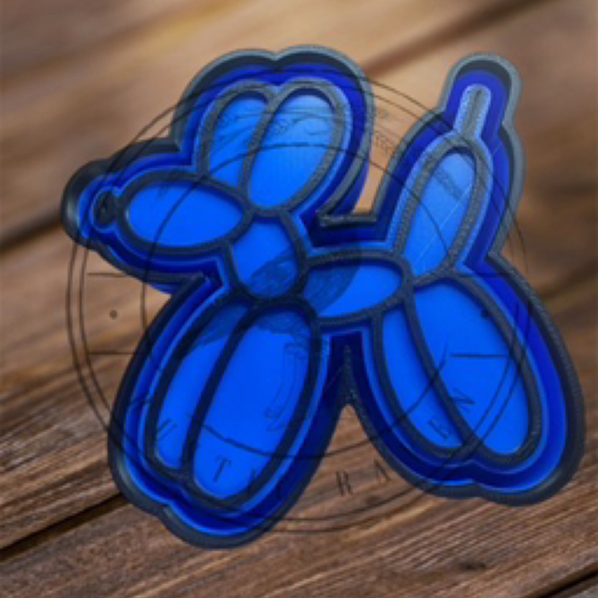 #295 Balloon Dog Large Freshie Mold Exclusive Can Be Used With Card Stock from Leopard & Lace