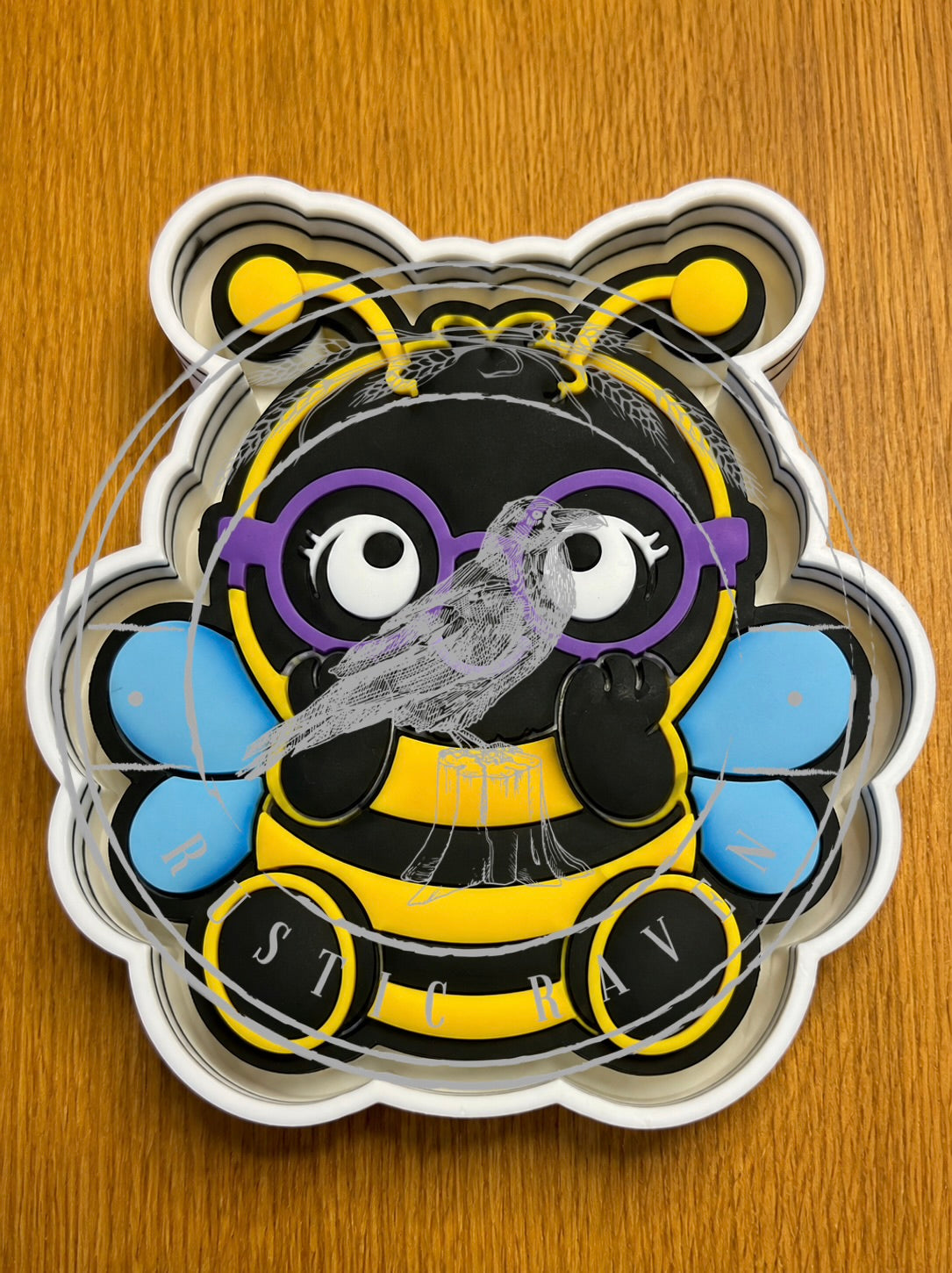 #518 Bumble Bee Glasses Geek Squad Animal Freshie Mold Exclusive