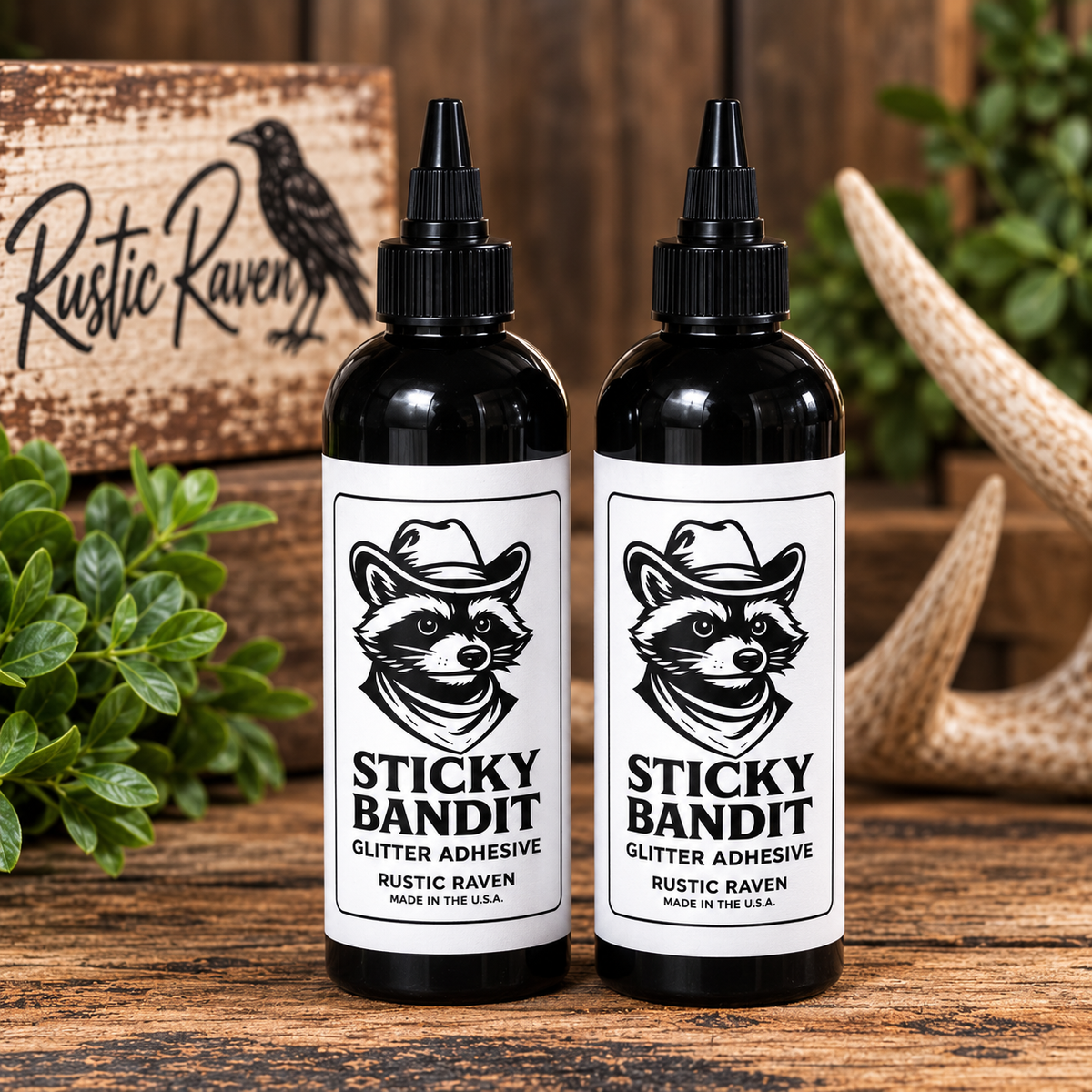Sticky Bandit Glitter Glue Adhesive 8oz Bottle