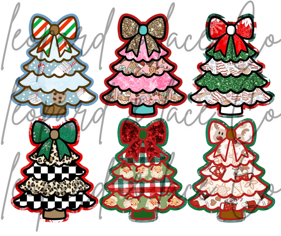 #507 Christmas Tree Winter Freshie Mold Exclusive Can be used with Leopard & Lace Cardstock