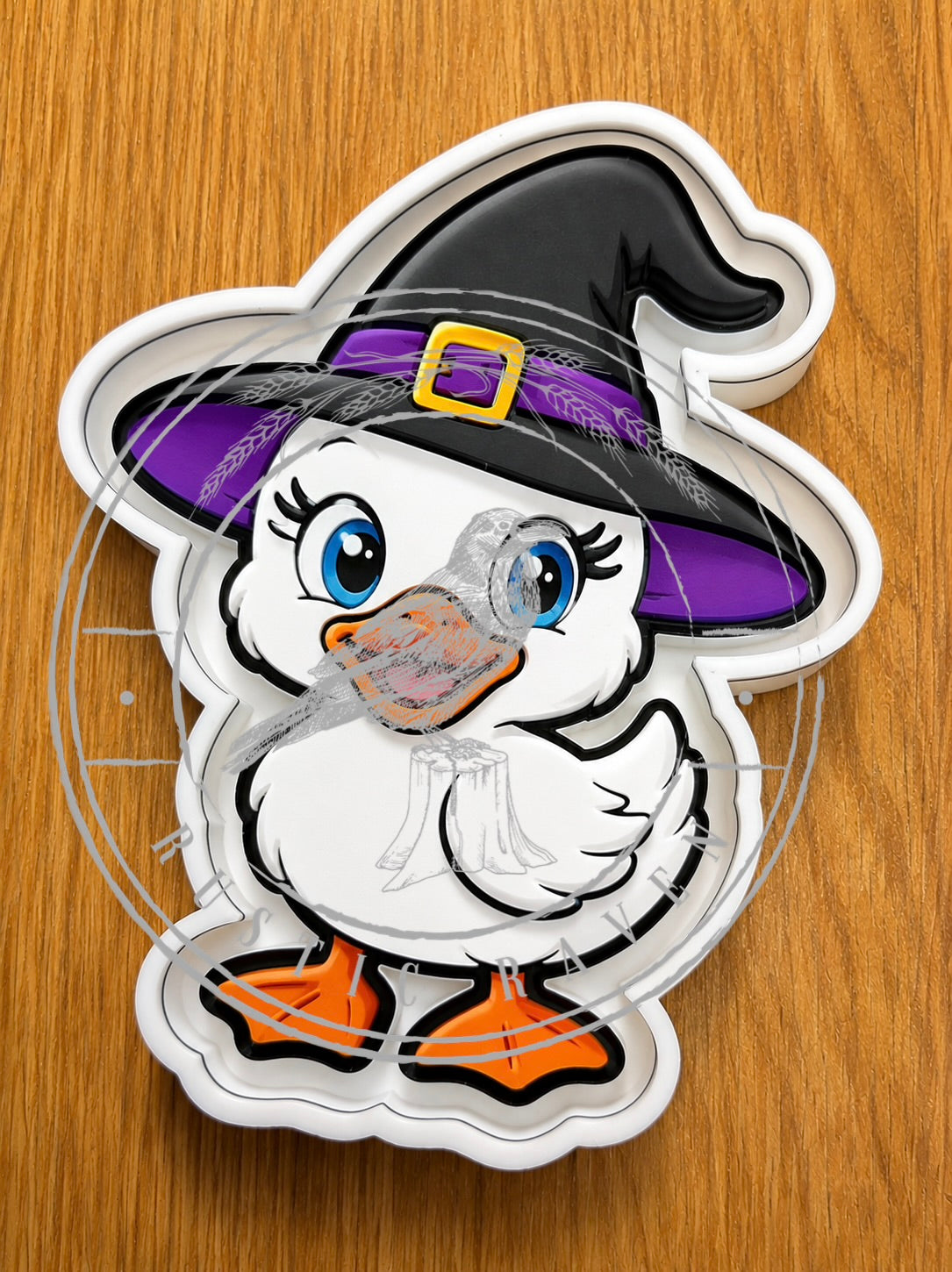 #523 Polly Goose Duck Witch Halloween Freshie Mold Exclusive