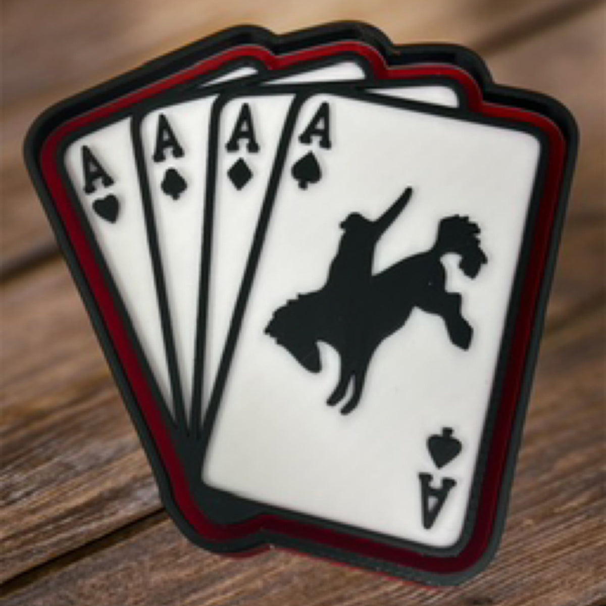#177 Western Bucking Bronco Cards Freshie Mold