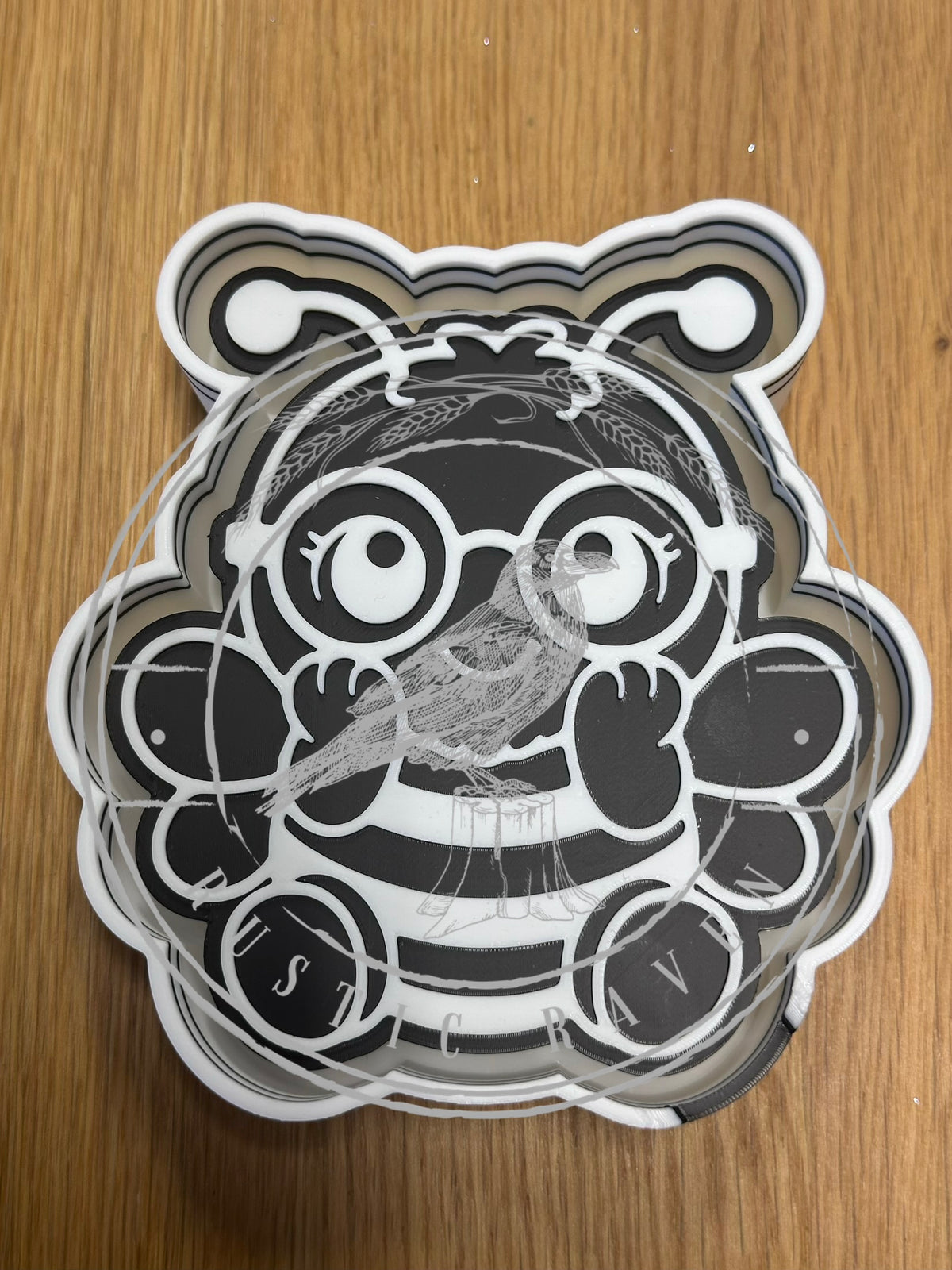 #518 Bumble Bee Glasses Geek Squad Animal Freshie Mold Exclusive
