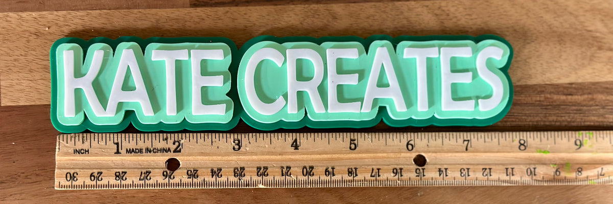 3D Printed Personalized Watermarks plain color, cow print or leopard print add choice to notes