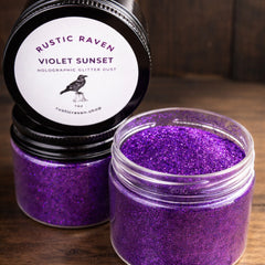 Violet Sunset Purple Holographic  Glitter Dust 1oz