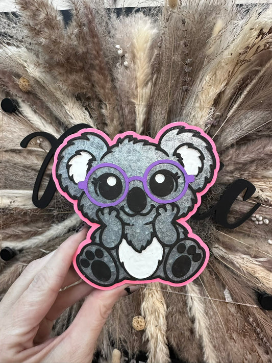 #534 Koala Bear Glasses Geek Squad Animal Freshie Mold Exclusive