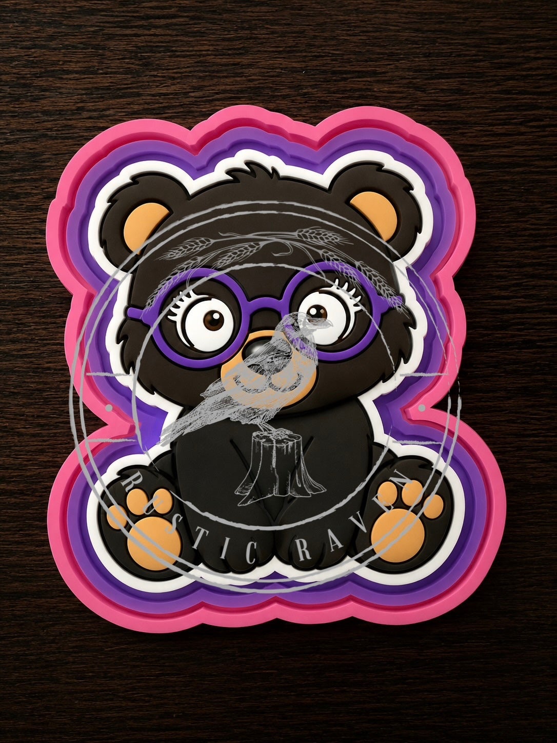 #460 Bear Glasses Freshie Mold Exclusive