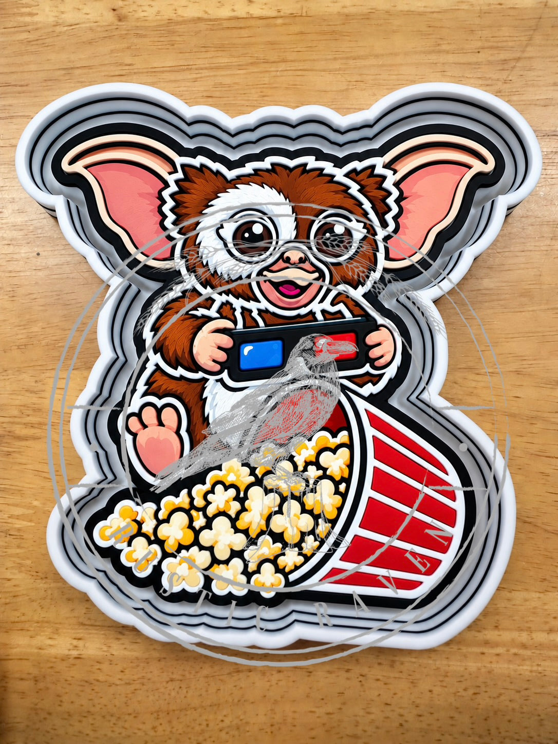 #524 Gizmo Gremlins Movie Popcorn 3D freshie mold exclusive