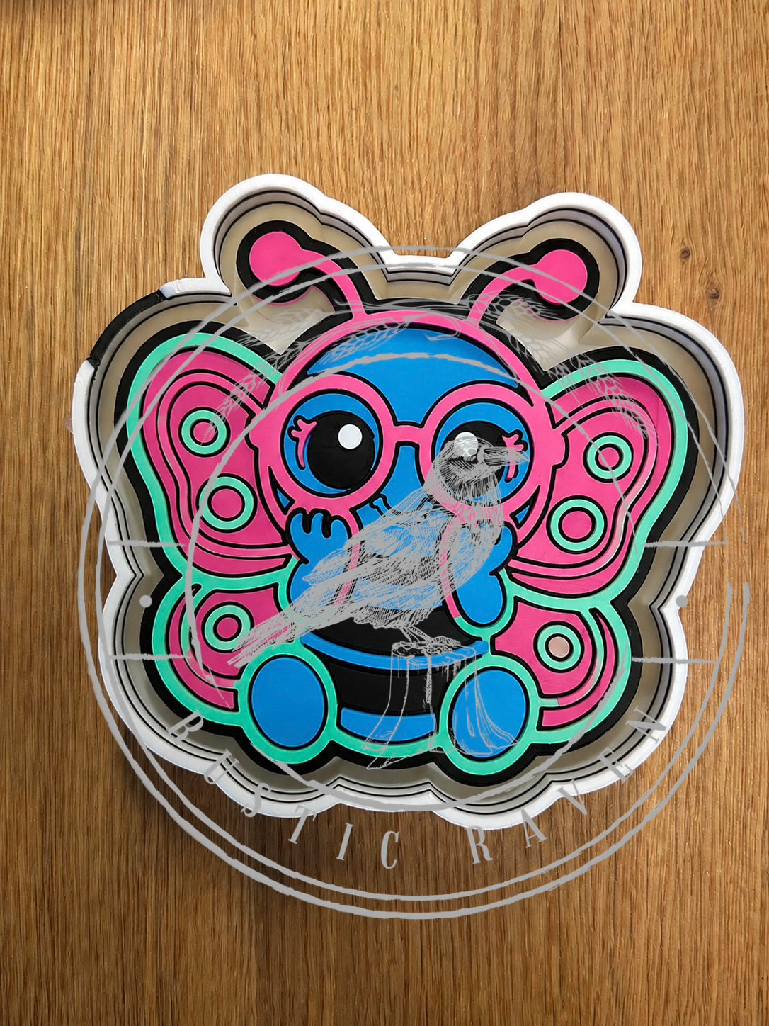 #503 Butterfly Glasses Geek Squad freshie mold exclusive