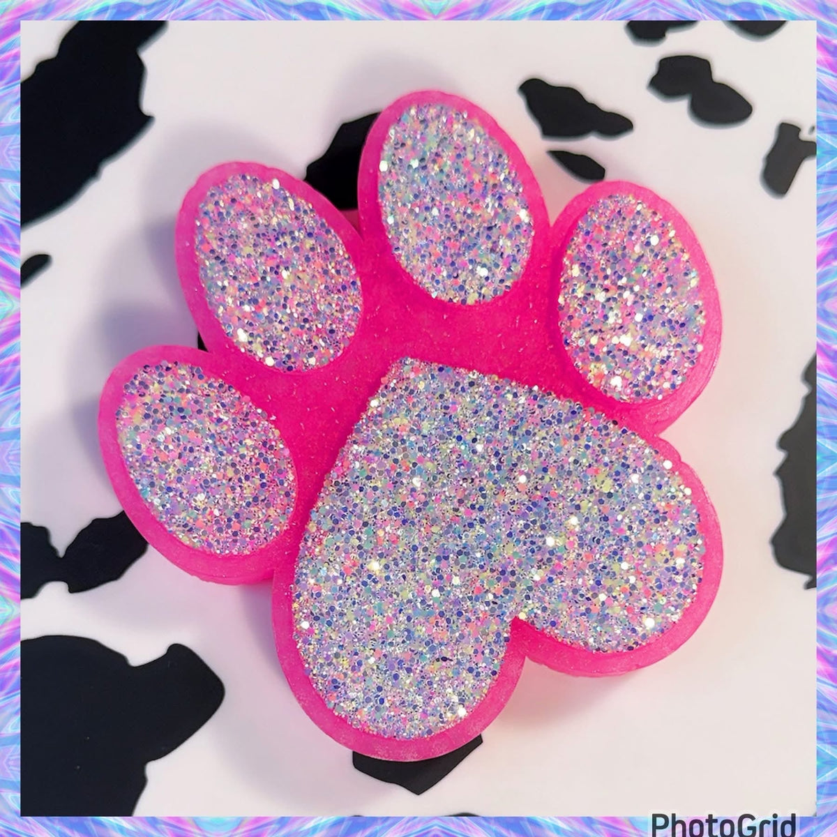 #101 Valentines Paw Print Heart Dog Cat Freshie Mold Exclusive