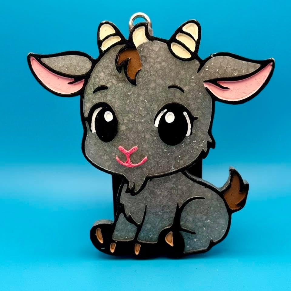 #336 Barnyard Goat Billy Freshie Mold Exclusive