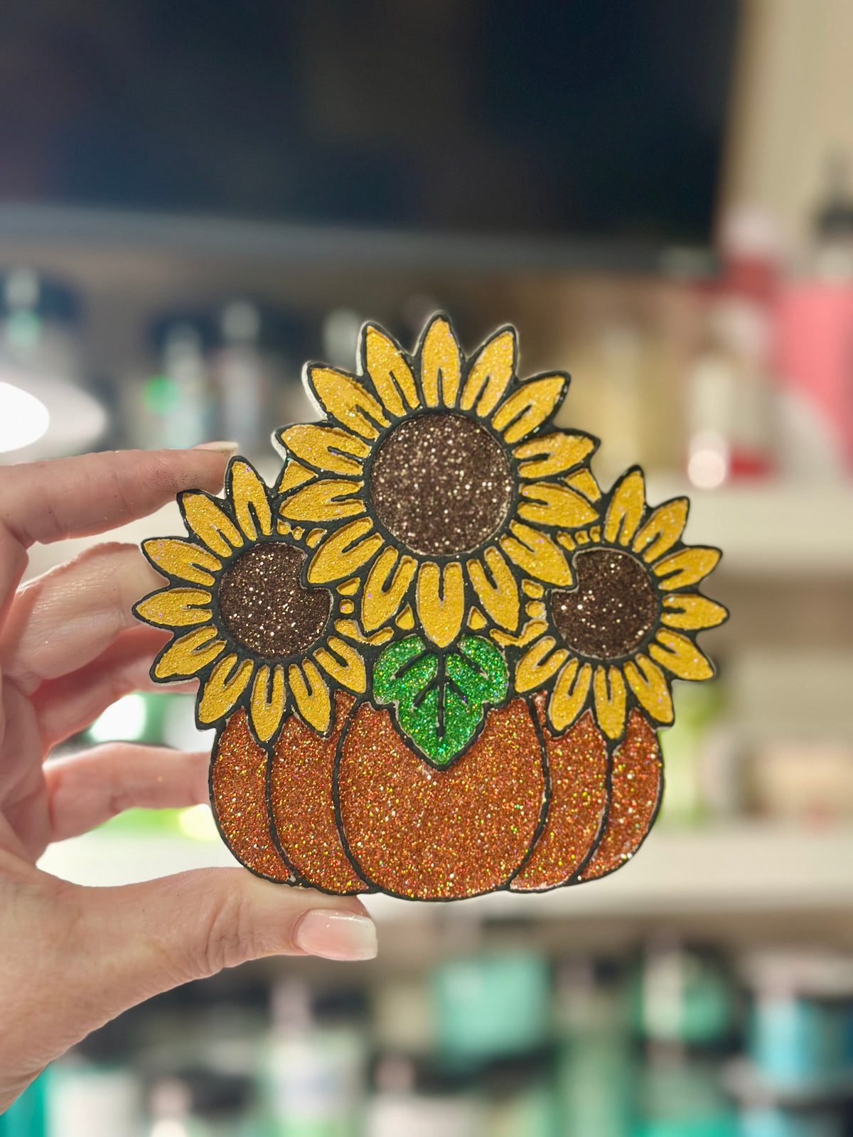 #4 Fall Thanksgiving Pumpkin Flowers Freshie Mold Exclusive