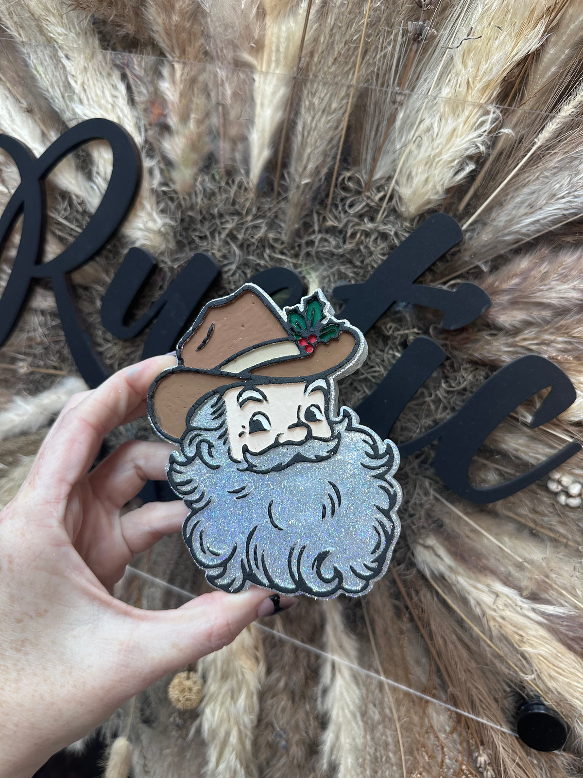 #33 Christmas Cowboy Santa Freshie Mold Exclusive