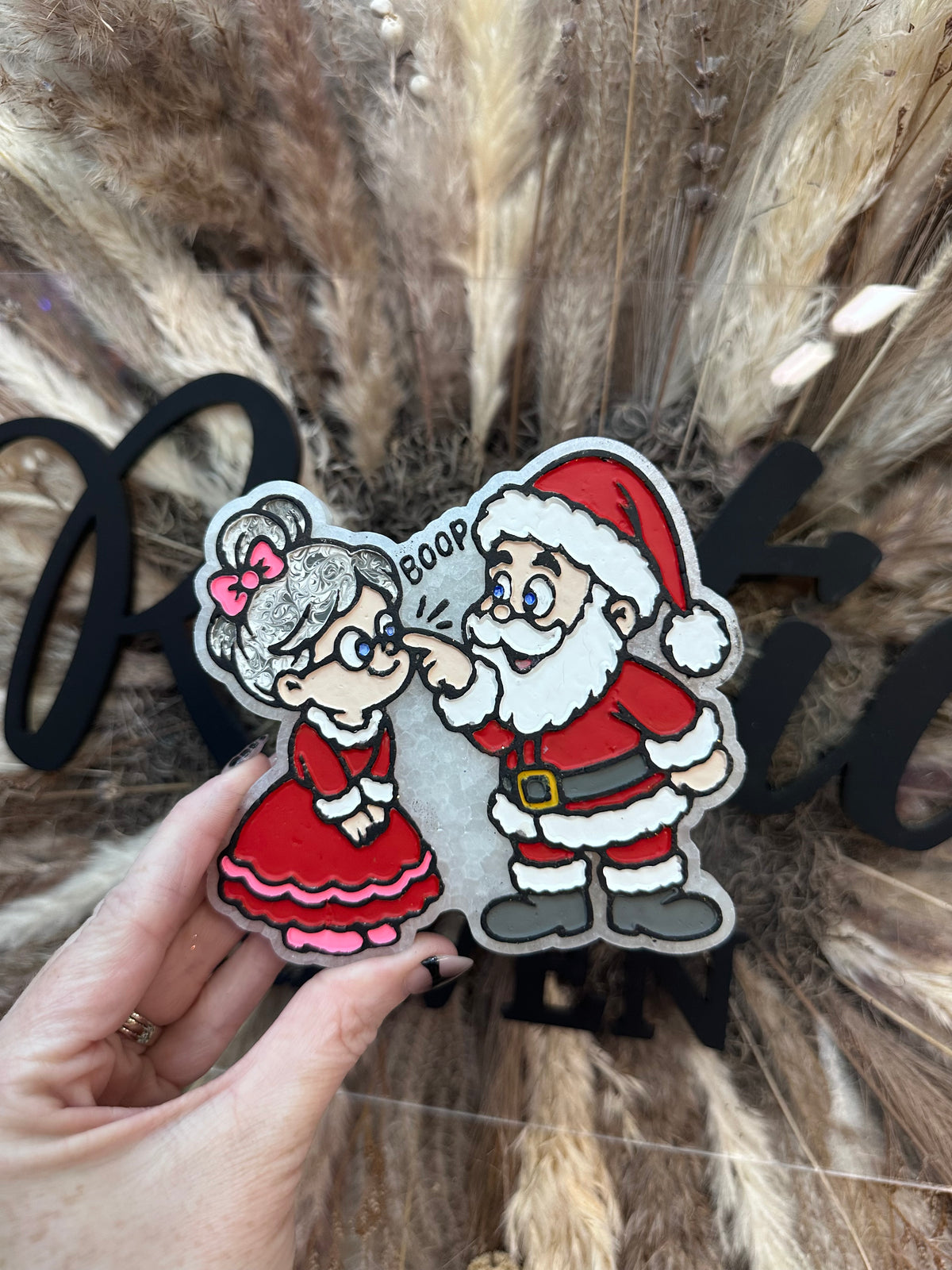 #547 Mr & Mrs Claus Santa Christmas Boop Freshie Mold Exclusive