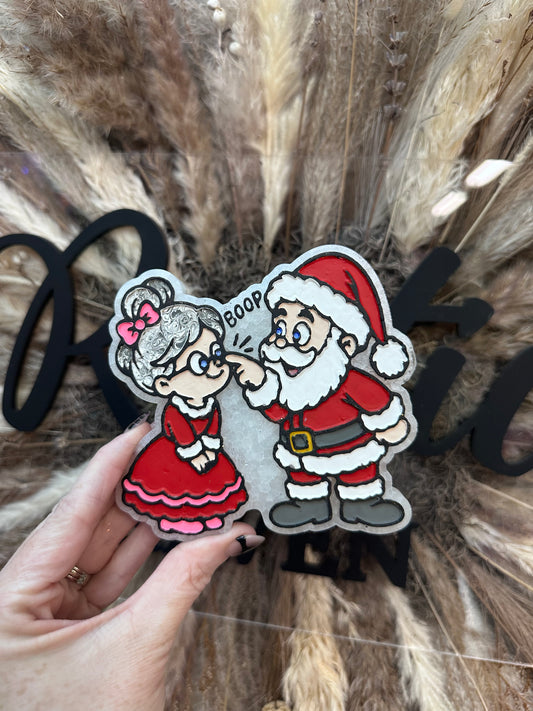 #547 Mr & Mrs Claus Santa Christmas Boop Freshie Mold Exclusive