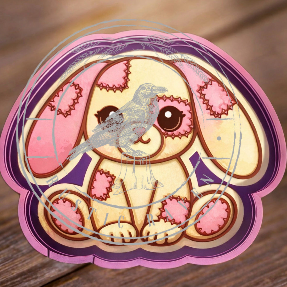 #375 Rabbit Bunny Patches Patch Pal Animal Freshie Mold Exclusive
