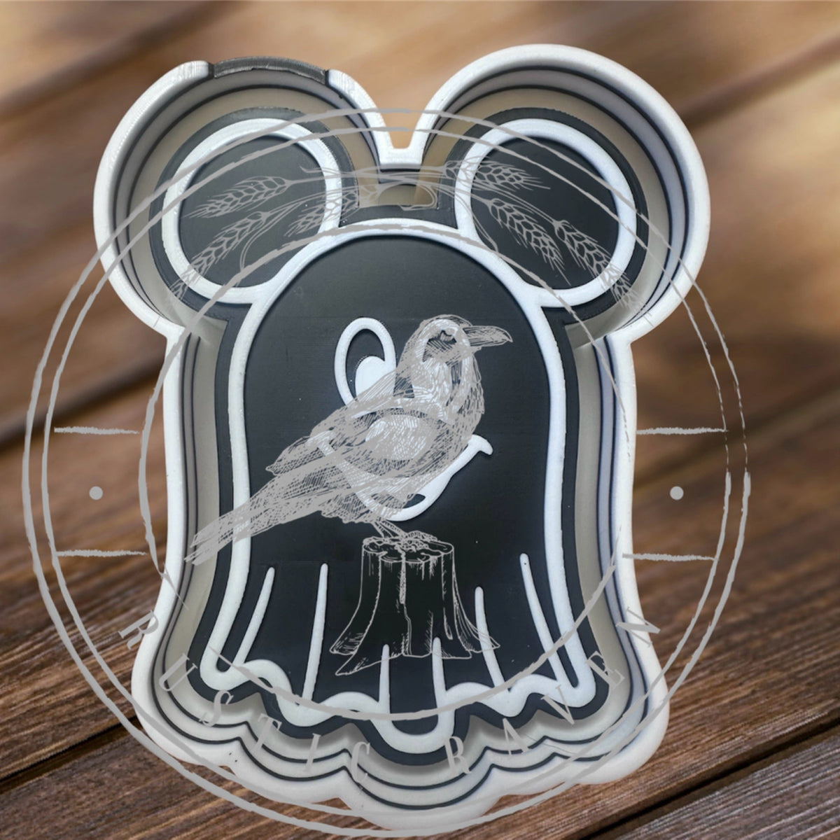 #406 Halloween Mouse Ghost Ears freshie mold exclusive can be used with Leopard & Lace Cardstock