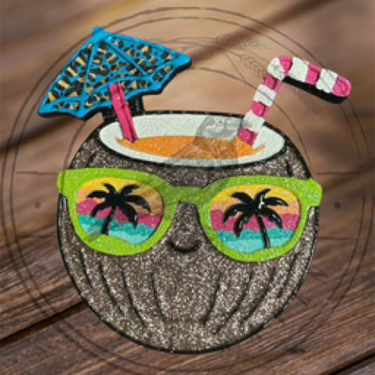 #347 Island Summer Coco Loco Coconut Freshie Mold Exclusive