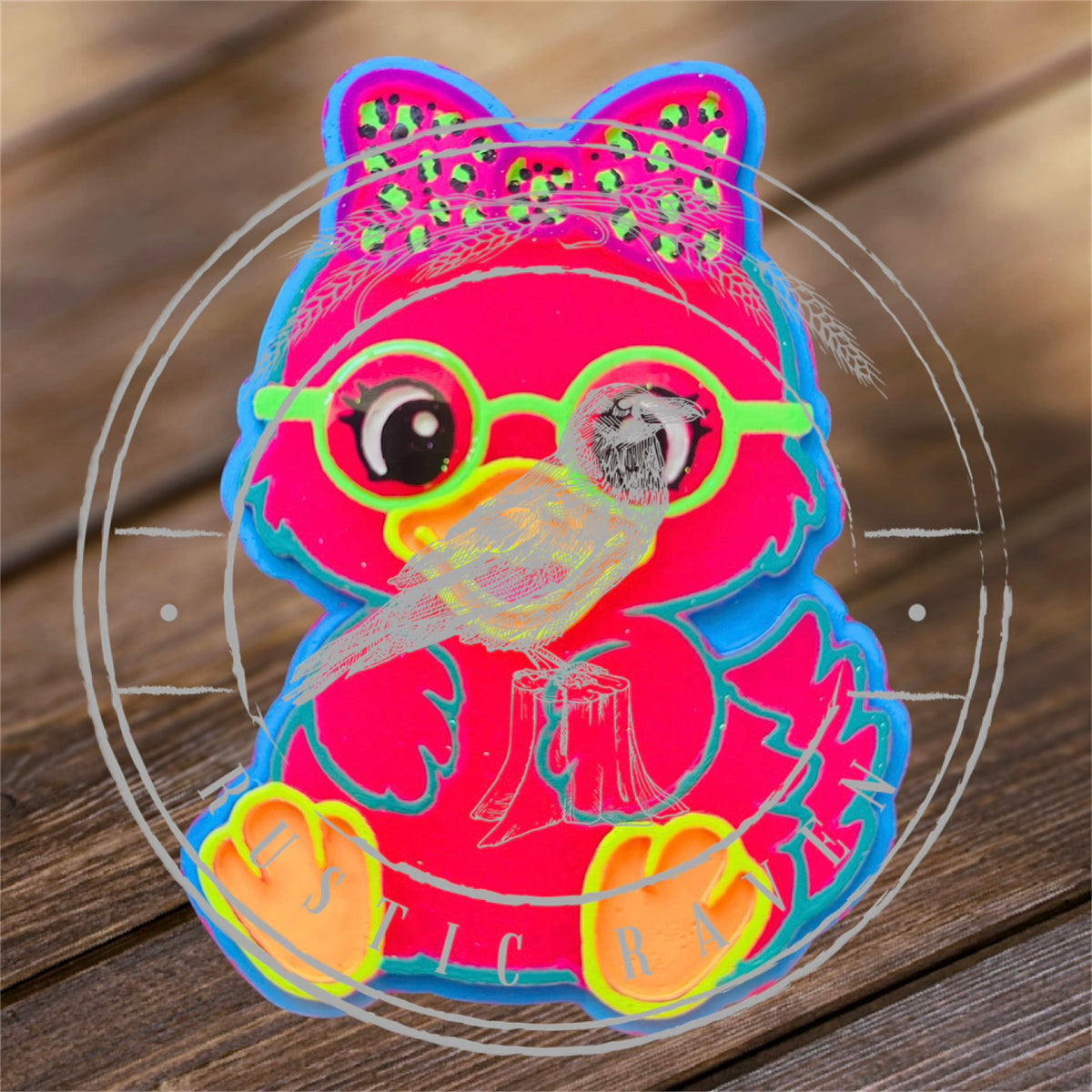 #472 Polly Goose Duck Glasses Geek Squad freshie mold exclusive