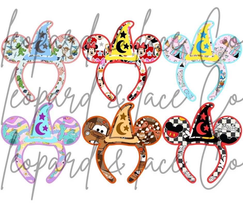 #448 Magical VIP Inspired Fantasy Large Ears Freshie Mold Exclusive can be used with Leopard & Lace Cardstock