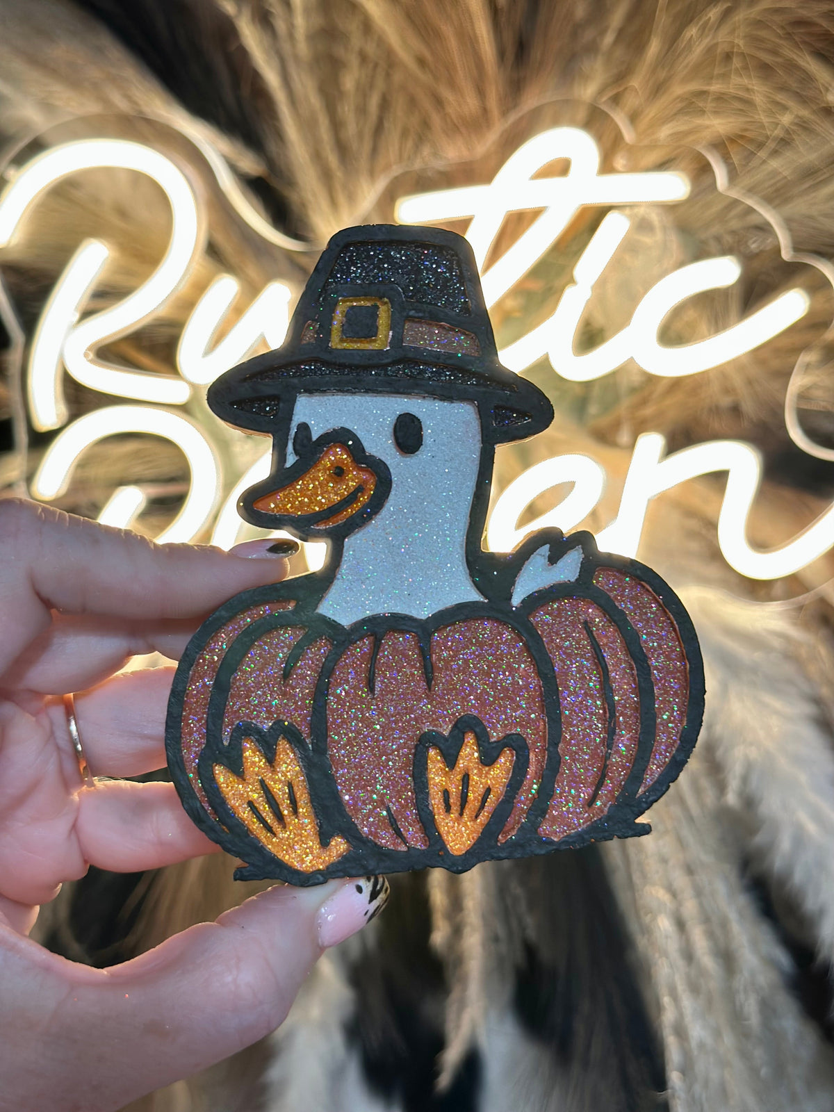 #2 Thanksgiving Goose Pumpkin Freshie Mold Exclusive