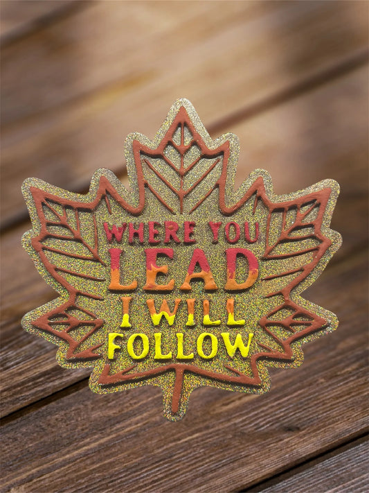 #12 Fall Thanksgiving Leave Gilmore Where You Lead Leaf Exclusive Freshie Mold