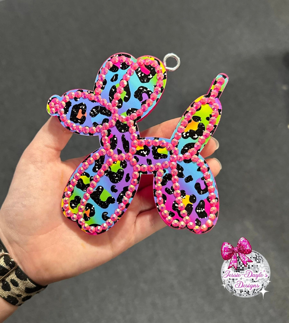 #295 Balloon Dog Large Freshie Mold Exclusive Can Be Used With Card Stock from Leopard & Lace