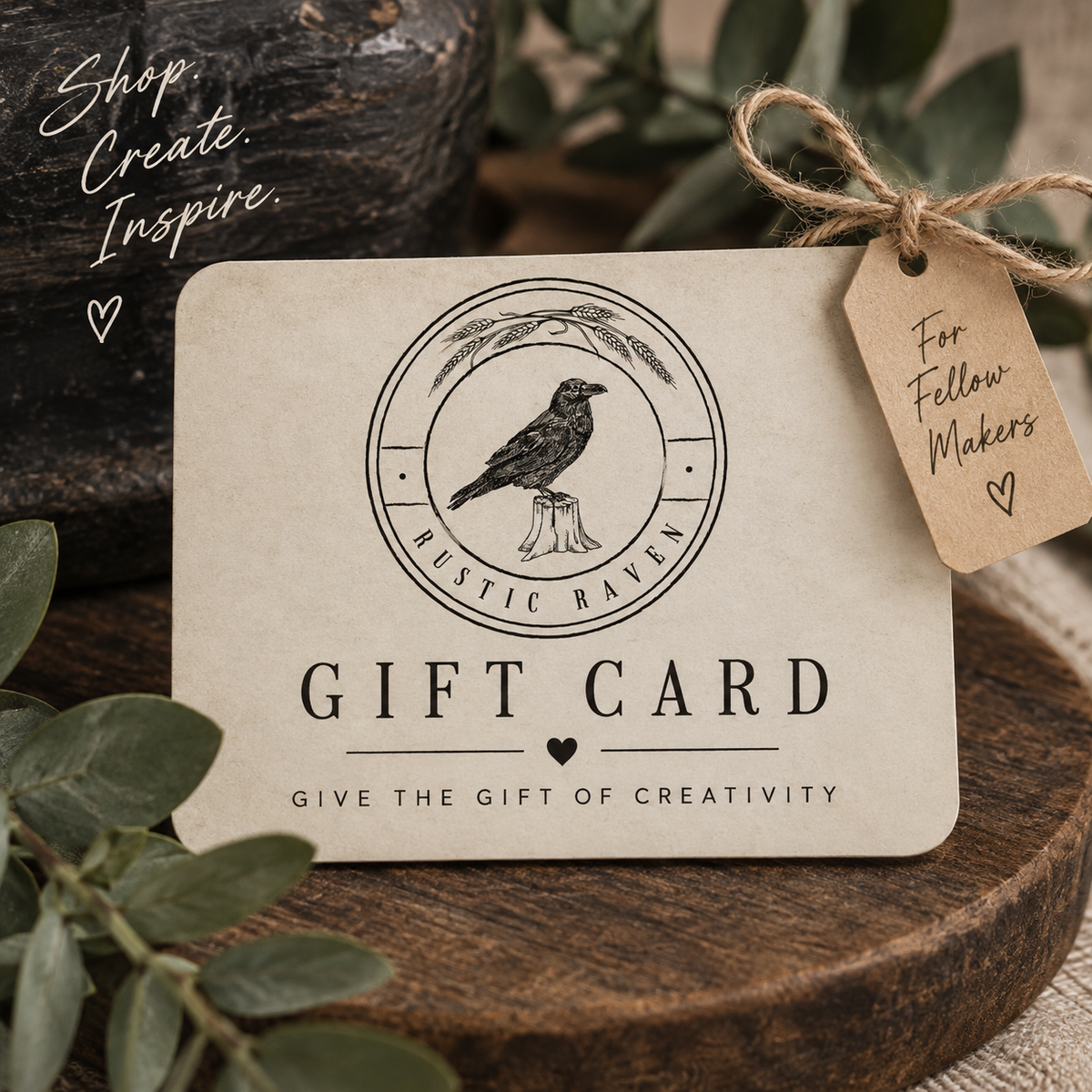 Rustic Raven Gift Card