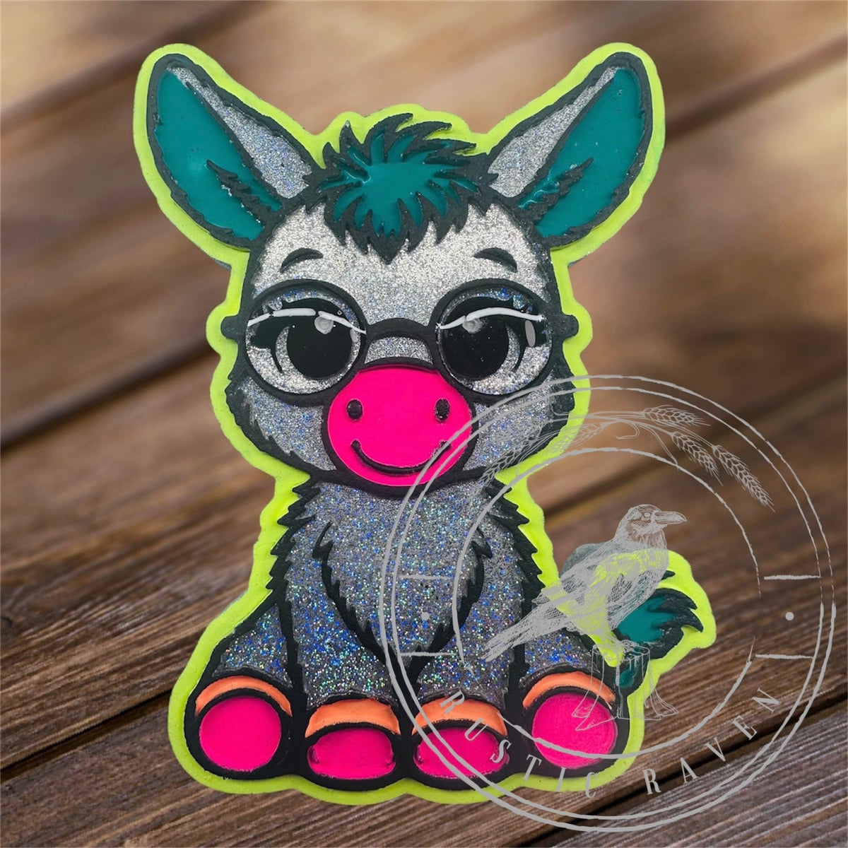 #265 Donkey Glasses Farm Freshie Mold Exclusive