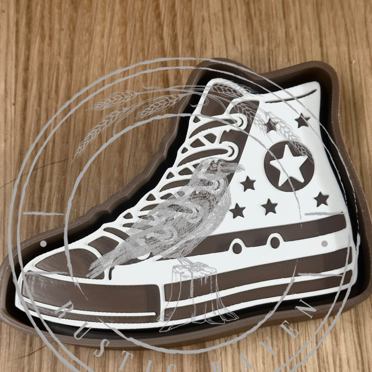 #366 American Patriotic Flag Shoe Sneaker Converse Freshie Mold Exclusive