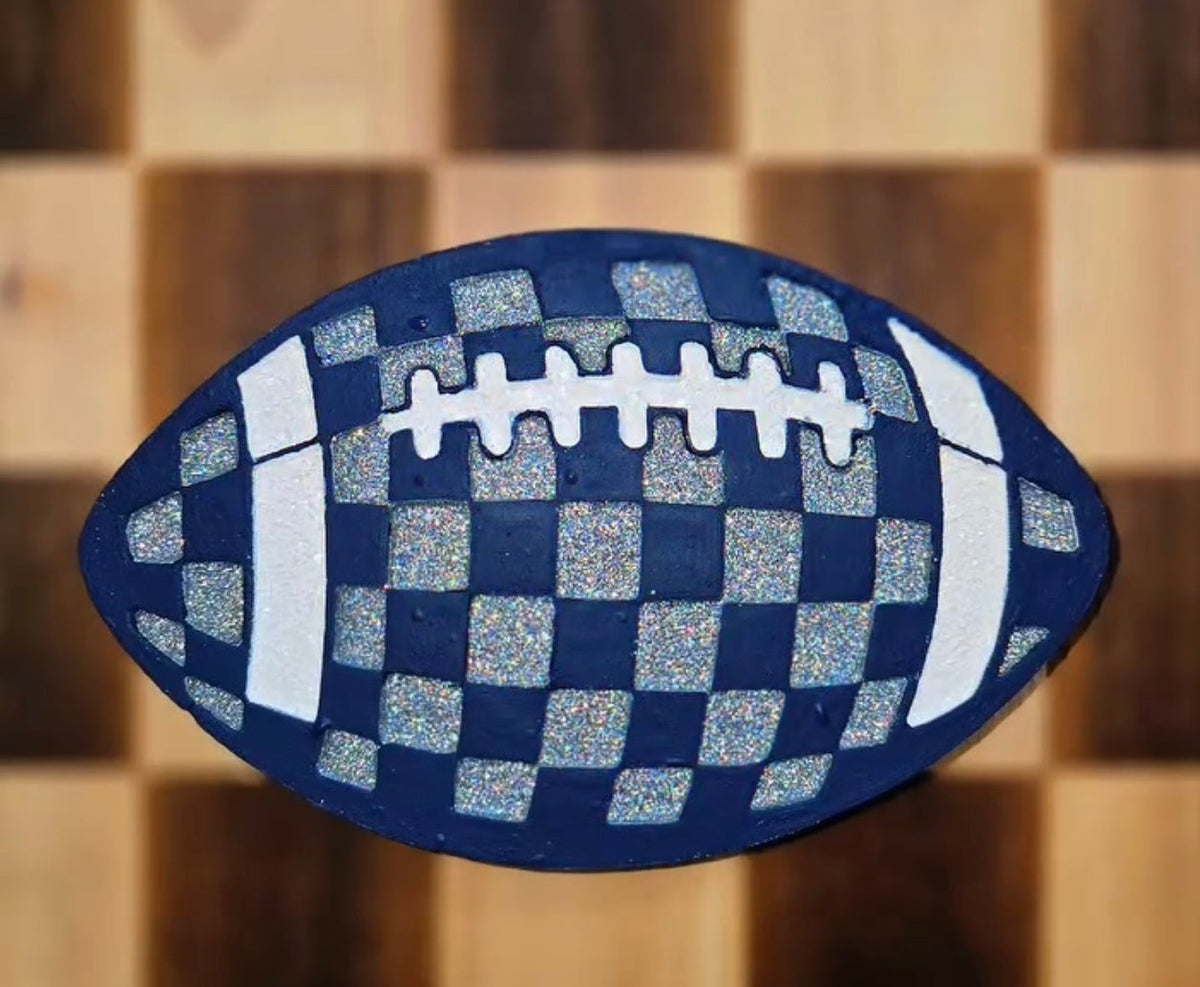 #273 Game Day Checkered Football Exclusive Freshie Mold