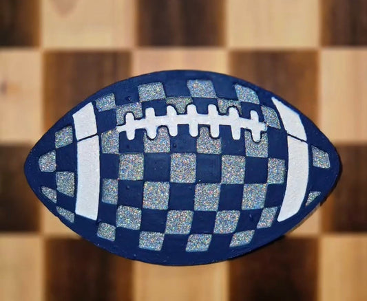 #273 Game Day Checkered Football Exclusive Freshie Mold
