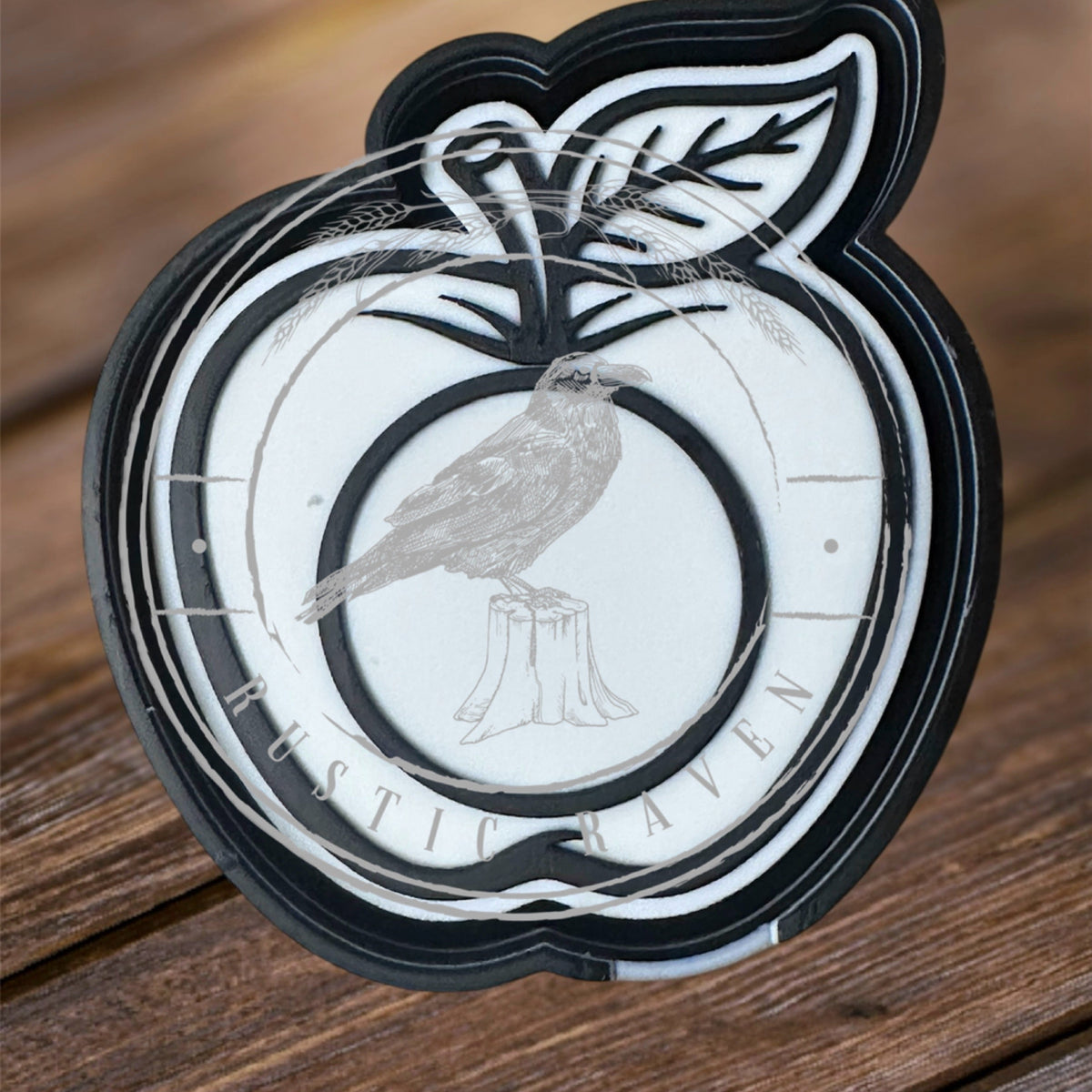 #357 Apple Teacher School 2" cardstock circle freshie mold exclusive can be used with Leopard & Lace cardstock
