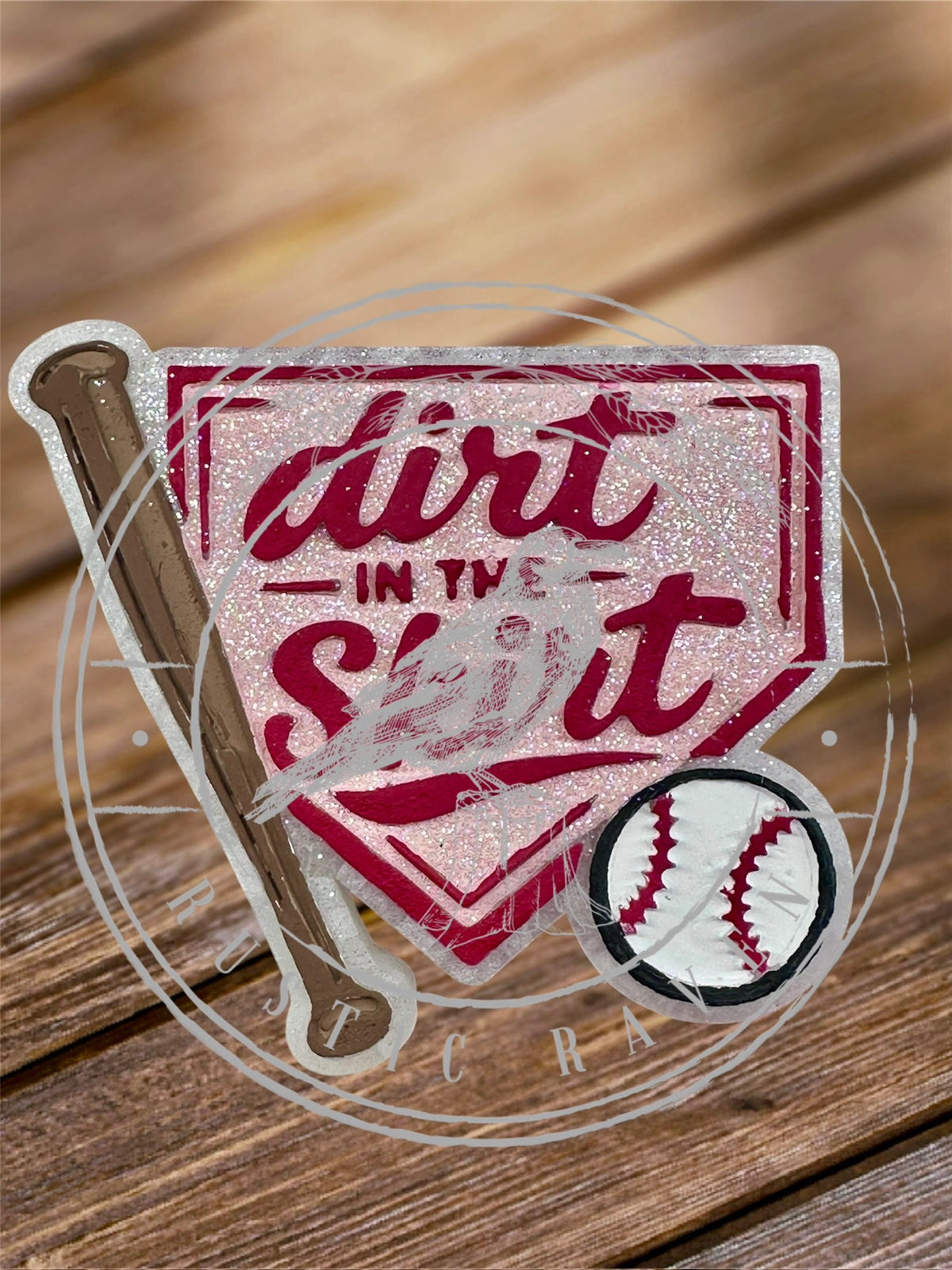 #280 GameDay Baseball Bat Base Dirt In The Skirt Sports Freshie Mold Exclusive
