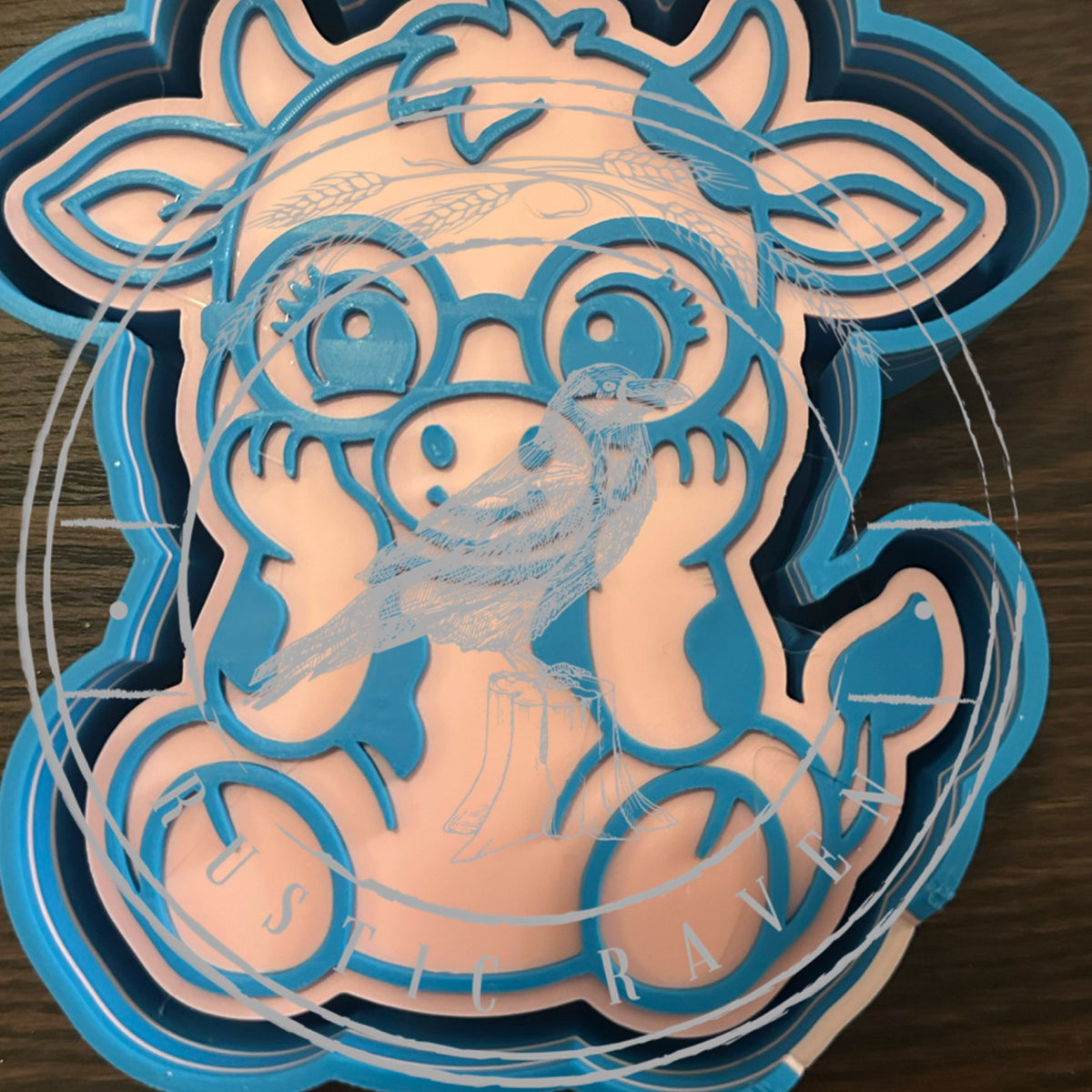 #469 Cow Spots Glasses Freshie Mold Exclusive