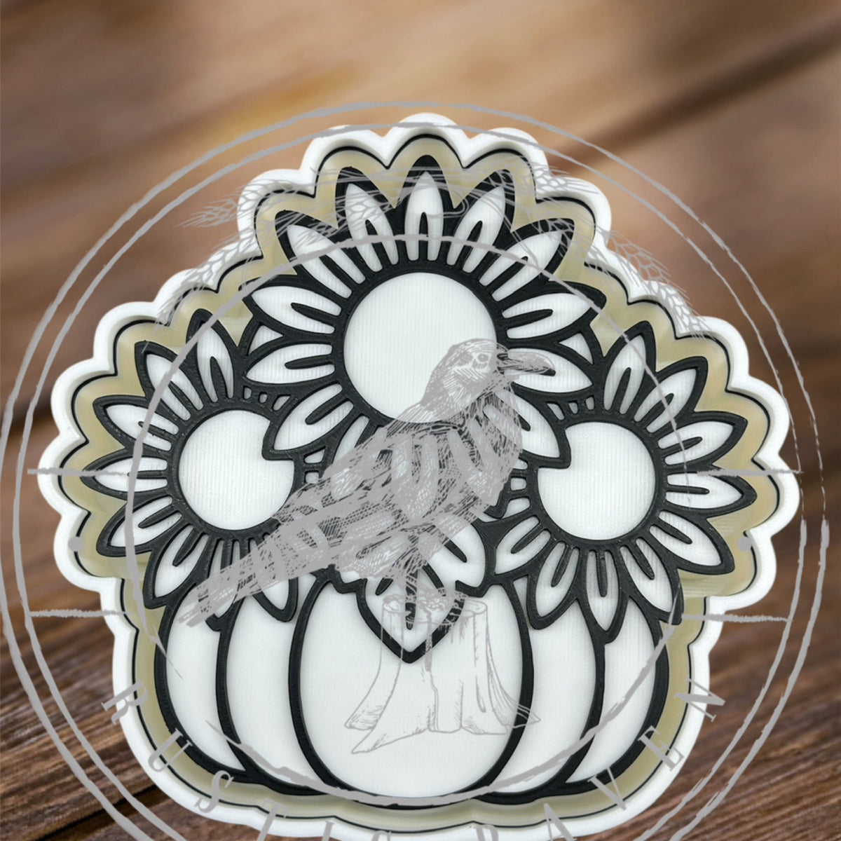 #4 Fall Thanksgiving Pumpkin Flowers Freshie Mold Exclusive