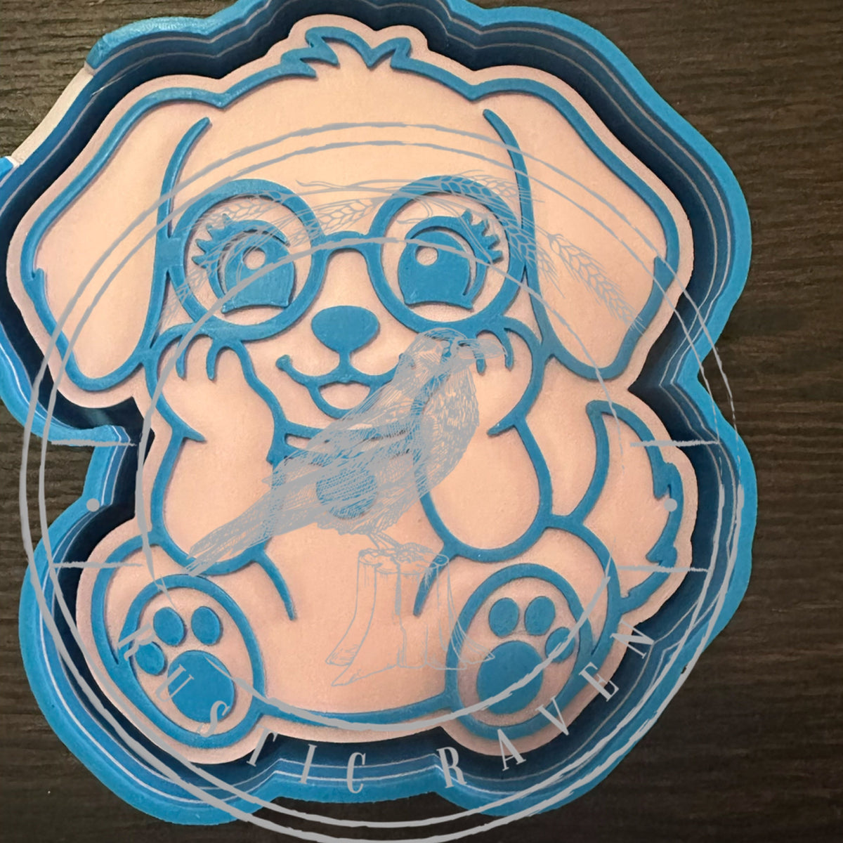 #468 Dog puppy glasses freshie mold exclusive