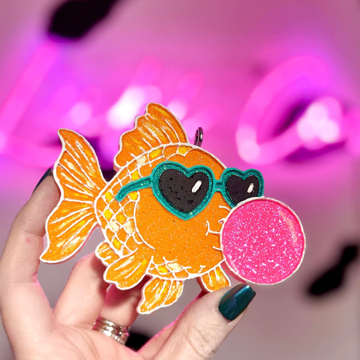 #351 Summer Goldie Gold Fish Freshie Mold Exclusive