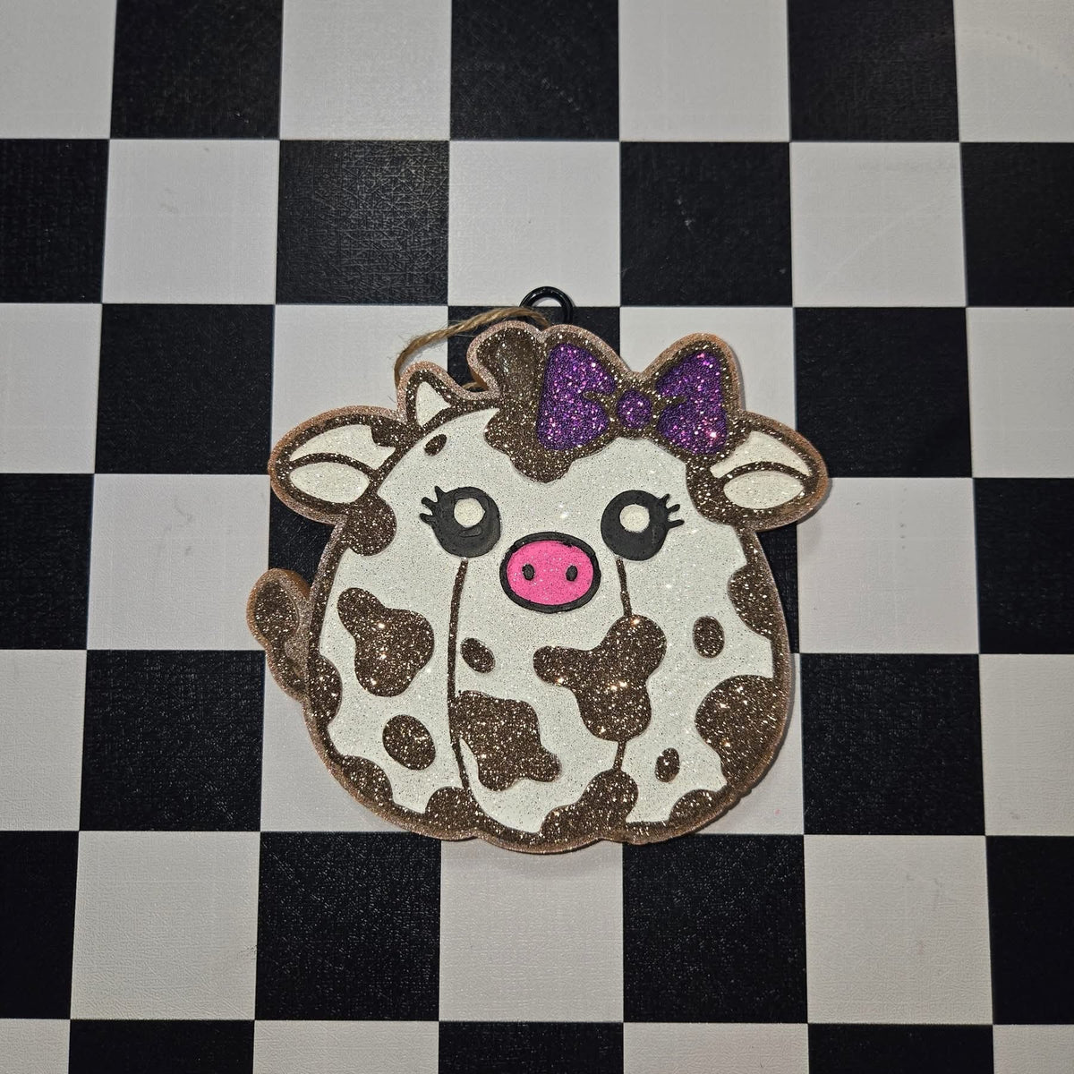 #387 Halloween Penny Pumpkin Cow Plain Freshie Mold Exclusive