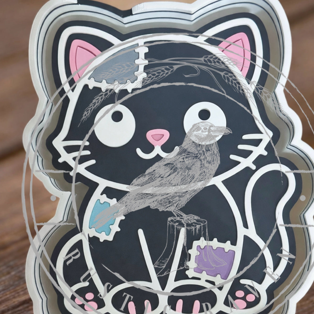 #370 Cat Kitten Patches Patch Pal Animal Freshie Mold Exclusive