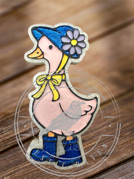 #233 Spring Goose Hat Duck Spring Prairie Flower Freshie Mold Exclusive